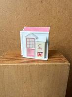 Mini poppenhuis (uitklapbaar) hxbxd 4.4x4.4x2.8cm -kunststof, Ophalen of Verzenden, Zo goed als nieuw, Poppenhuis