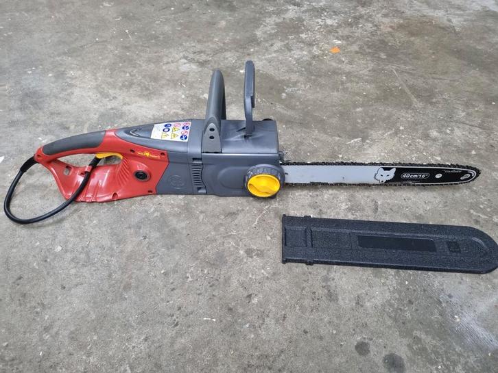 Wolf Elektrische Kettingzaag - 2200 Watt krachtig, Doe-het-zelf en Verbouw, Gereedschap | Zaagmachines, Gebruikt, Kettingzaag