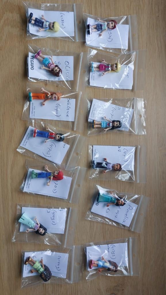 20 lego Friends minifigures, Ophalen of Verzenden