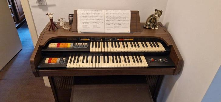 Gratis: Noverna DKB-46 elektronisch orgel met bankje, Muziek en Instrumenten, Orgels, Zo goed als nieuw, Orgel, 2 klavieren, Ophalen