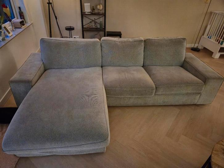 Ikea KiVIK hoekbank 3-zits grijs, Huis en Inrichting, Banken | Complete zithoeken, Gebruikt, Ophalen