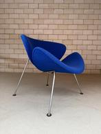 Artifort Orange Slice fauteuil (blauw), Ophalen, Gebruikt, Vintage, 75 tot 100 cm