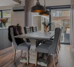 Kloostertafel incl. Stoelen, Huis en Inrichting, Tafels | Eettafels, Ophalen, Zo goed als nieuw, Rechthoekig, 50 tot 100 cm