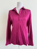 Studio Annelors satijnen blouse L/40, Maat 38/40 (M), Studio Anneloes, Paars, Ophalen of Verzenden