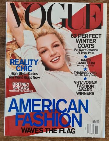 Vogue Magazine November 2001 - Britney Spears beschikbaar voor biedingen