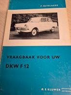 Vraagbaak DKW F12 CABRIOLET en sedan coach werkplaats handbo, Ophalen of Verzenden