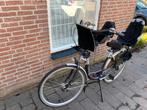 Moederfiets met 2 zitjes, Fietsen en Brommers, Fietsen | Dames | Damesfietsen, Gebruikt, Versnellingen, 50 tot 53 cm, Ophalen