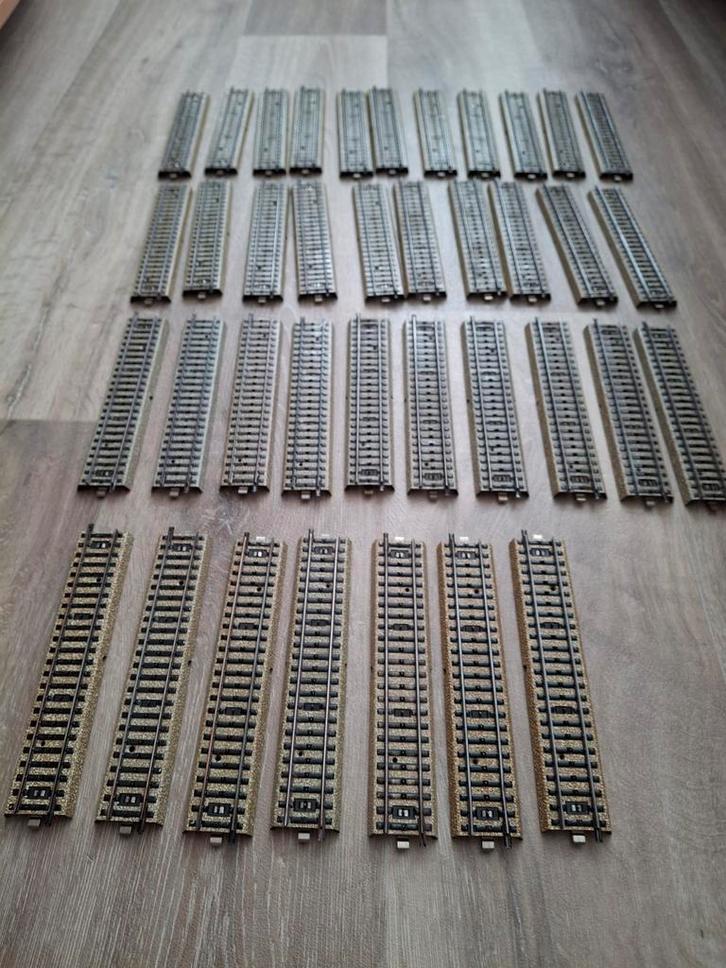 Marklïn 5106 rechte rails B-keuze, Hobby en Vrije tijd, Modeltreinen | H0, Gebruikt, Rails, Wisselstroom, Märklin, Analoog, Ophalen of Verzenden