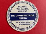 De Druiventros Breda bierviltje., Ophalen of Verzenden, Gebruikt, Viltje(s), Overige merken