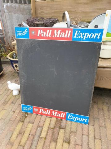 Groot Pall mall export schrijfbord/reclamebord/verzamelen. beschikbaar voor biedingen