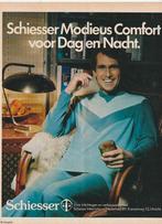 Retro reclame 1979 Schiesser heren pyjama's modieus, Verzenden, Overige typen