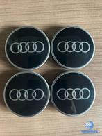 ORIGINELE Audi Sport naafkap naafdop set zwart, Auto diversen, Wieldoppen, Gebruikt, -, Verzenden, -