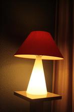 vintage design glazen lamp   ( lampp), Minder dan 50 cm, Glas, Ophalen of Verzenden