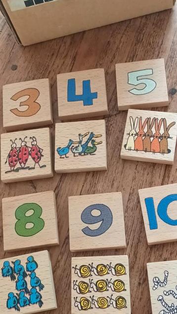 Houten Educatief Speelgoed - Nummers & Dieren beschikbaar voor biedingen