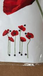 Muurstikkers klaprozen, Ophalen of Verzenden, Nieuw