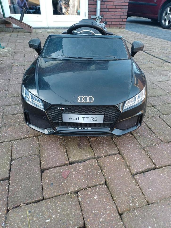 Audi TT RS Accu Auto - Perfect voor kleine coureurs!, Kinderen en Baby's, Speelgoed | Buiten | Accuvoertuigen, Gebruikt, Ophalen of Verzenden