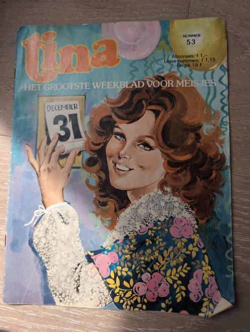 Vintage Retro tijdschriften Tina los nr 53 1976, Boeken, Strips | Comics, Zo goed als nieuw, Complete serie of reeks, Europa, Ophalen of Verzenden