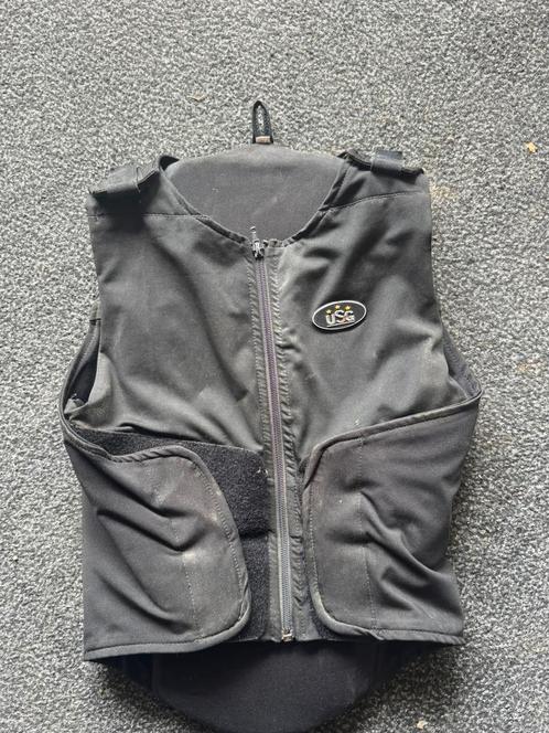 Rugprotector USG Dynamic Fit Zwart maat s/m, Dieren en Toebehoren, Paardrijkleding, Nieuw, Dames, Heren, Kinderen, Bovenkleding