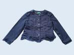 BENETTON blauw peplum spijkerjasje maat 110 ~ SJ2102, Kinderen en Baby's, Kinderkleding | Maat 110, Meisje, Ophalen of Verzenden