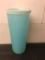 Tupperware beker drinkbeker retro vintage blauw 400 ml G, Huis en Inrichting, Keuken | Tupperware, Blauw, Beker of Kan, Gebruikt