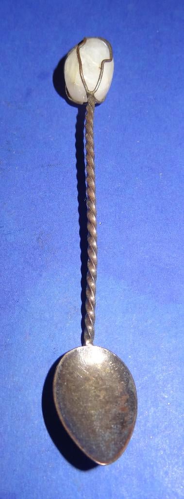 Thee Lepel Met Straat steen Diamant, Verzenden, Gebruikt