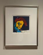 HERMAN BROOD, handgesign. zeefdruk : Onze Koningin (+lijst), Ophalen