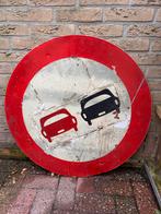 Vintage Verkeersbord - Verboden in te halen, Ophalen, Gebruikt
