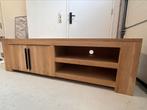 Massief eiken TV-meubel – 180 cm breed – softclose – nieuw, Huis en Inrichting, Ophalen, 150 tot 200 cm, Eikenhout, Nieuw