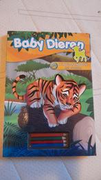 Sjablonenboek met stickers – Babydieren, Ophalen of Verzenden, Nieuw