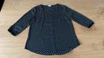 Cortefiel blouse tuniek zwart wit maat M 38 zg st ritsjes, Ophalen of Verzenden, Zo goed als nieuw, Maat 38/40 (M), Zwart