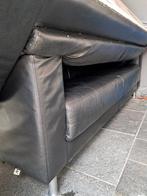 Montel 2x 2.5-persoons banken - Keet/Garage, Huis en Inrichting, Ophalen, Gebruikt, 125 cm of meer, Leer