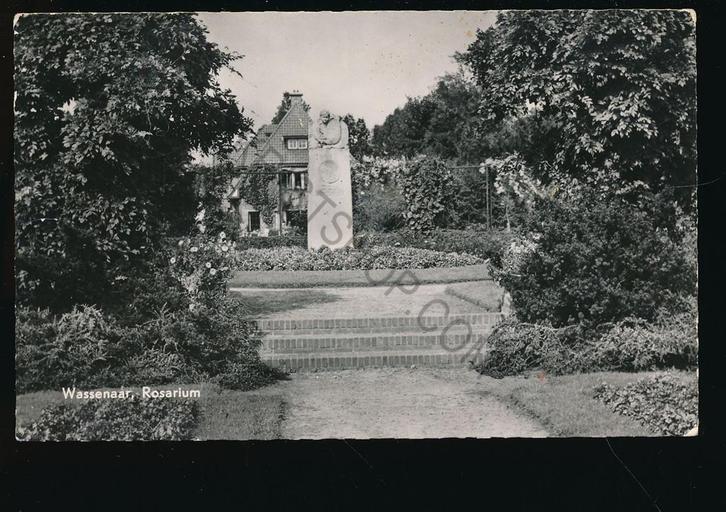 Wassenaar - Rossarium [KRST009-2435, Verzamelen, Ansichtkaarten | Nederland, Gelopen, Zuid-Holland, 1940 tot 1960, Verzenden