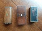 Antieke houten opbergdoosjes, Antiek en Kunst, Ophalen of Verzenden