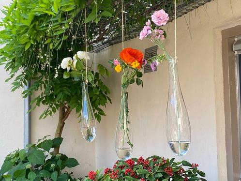 Vaasjes voor aan de muur te hangen, Huis en Inrichting, Woonaccessoires | Wanddecoraties, Zo goed als nieuw, Ophalen of Verzenden
