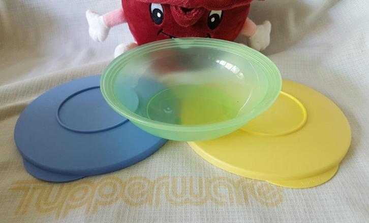 Tup. ad. 3: Trendy schaaltje 400 ml, bovendiameter ong 18 cm, Huis en Inrichting, Keuken | Tupperware, Gebruikt, Overige typen