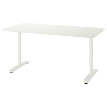 Bureau Ikea Bekant wit - afbeelding 1