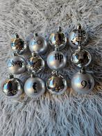 Harry Potter kerstballen 12 stuks 6 cm nieuw zilver, Verzamelen, Harry Potter, Nieuw, Ophalen of Verzenden