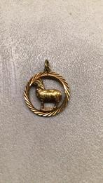 Gouden hanger met Ram, Ophalen of Verzenden, Zo goed als nieuw, Goud, Dier