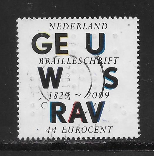 2009, Braille, Geluk Wens Bravo [2631] (K1018), Postzegels en Munten, Postzegels | Nederland, Ophalen of Verzenden