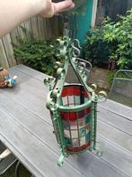 glas in lood kasteel lantaarn, Antiek en Kunst, Ophalen