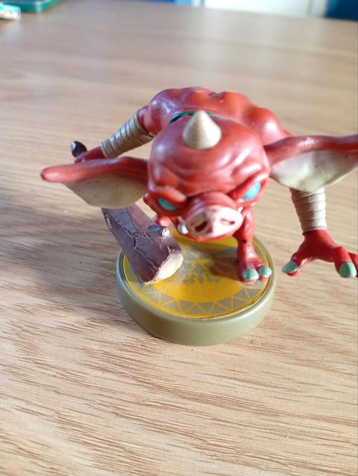 Amiibo Zelda Bokoblin - Nette staat!, Spelcomputers en Games, Games | Nintendo Switch, Zo goed als nieuw, Avontuur en Actie, 1 speler