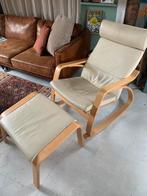 Ikea Paong schommelstoel met voetenbank, Huis en Inrichting, Gebruikt, Ophalen