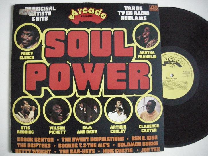Soul Power - LP vinyl zgan, Cd's en Dvd's, Vinyl | R&B en Soul, Zo goed als nieuw, 1960 tot 1980, 12 inch, Ophalen