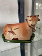 Antieke Franse botervloot, koe, souvenir Mont St. Michel, Ophalen of Verzenden