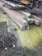 Hardhouten paal 9x9, Ophalen, Palen, Nieuw, Hardhout