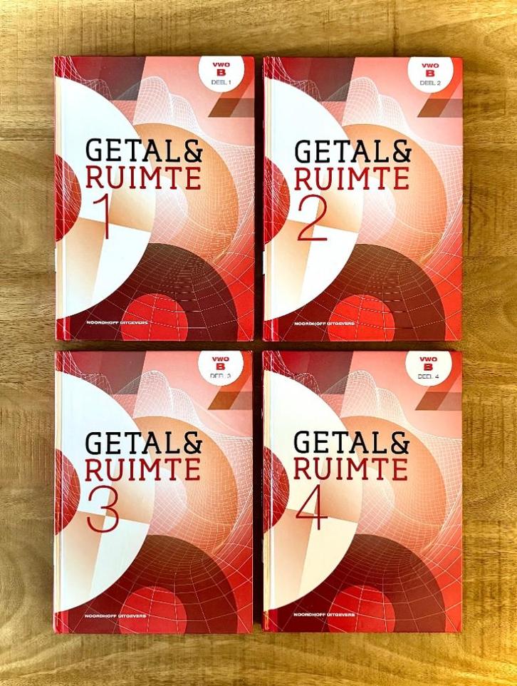 Getal & Ruimte VWO B Deel 1, 2, 3, 4 + Uitwerkingen. Ed 11, Boeken, Schoolboeken, Zo goed als nieuw, VWO, Ophalen of Verzenden