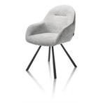 6 Nieuwe stoelen, Draaibaar, ice-grey zwart frame, Clint H&H, Huis en Inrichting, Stoelen, Ophalen, Nieuw, Metaal, Grijs