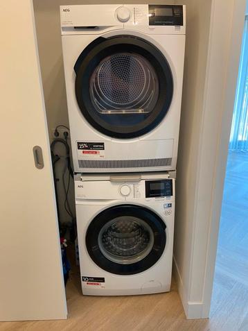 AEG 7000 series wasmachine en droger set, 2jr oud beschikbaar voor biedingen