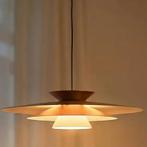 Stijlvolle hanglamp voor boven de eettafel, Ophalen, Gebruikt, Glas, 75 cm of meer