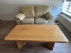 Houten Salontafel Rechthoekig, Gebruikt, 100 tot 150 cm, Eikenhout, Ophalen of Verzenden